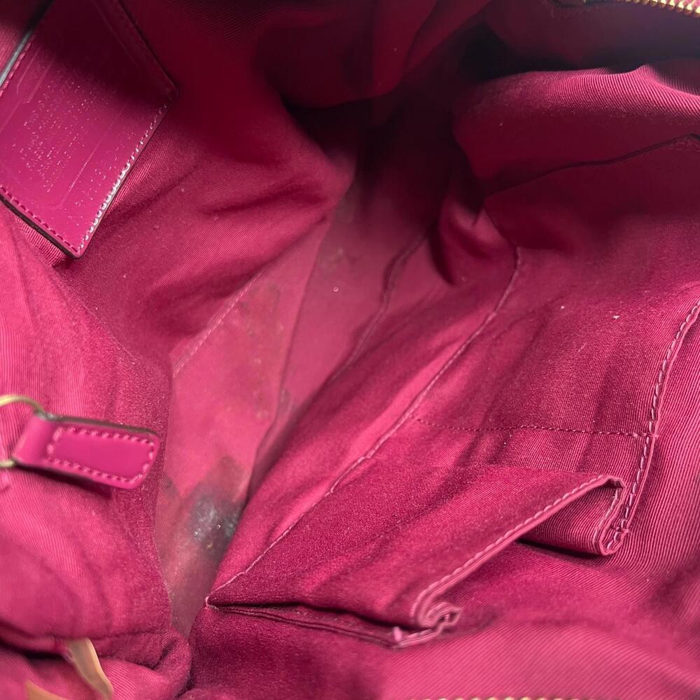 Coach F24884 Signature Stripe Python 2-Way Satche… - image 5